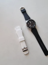 20mm/22mm correa de reloj para Samsung Galaxy reloj de 3 45mm/42mm/activo-2 de S3 frontera pulsera de silicona Huawei GT/2/2e Correa 46 mm