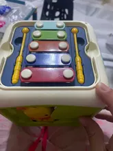 Cubo de actividades para bebés, juguetes 7 en 1 para niños pequeños, juguete educativo, clasificador de formas, Musical, cuentas, laberinto, Discovery, juguetes para aprendizaje