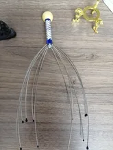 Massager Relax SPA Neck-Stress Scalp 12-Finger-Head Physician 1pcs Release-Head Steel