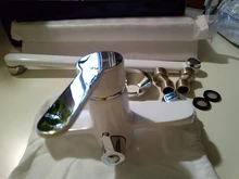 Shower Faucet Spray-Painting Bathroom-Tap Brass Frap White Outlet Body-Surface