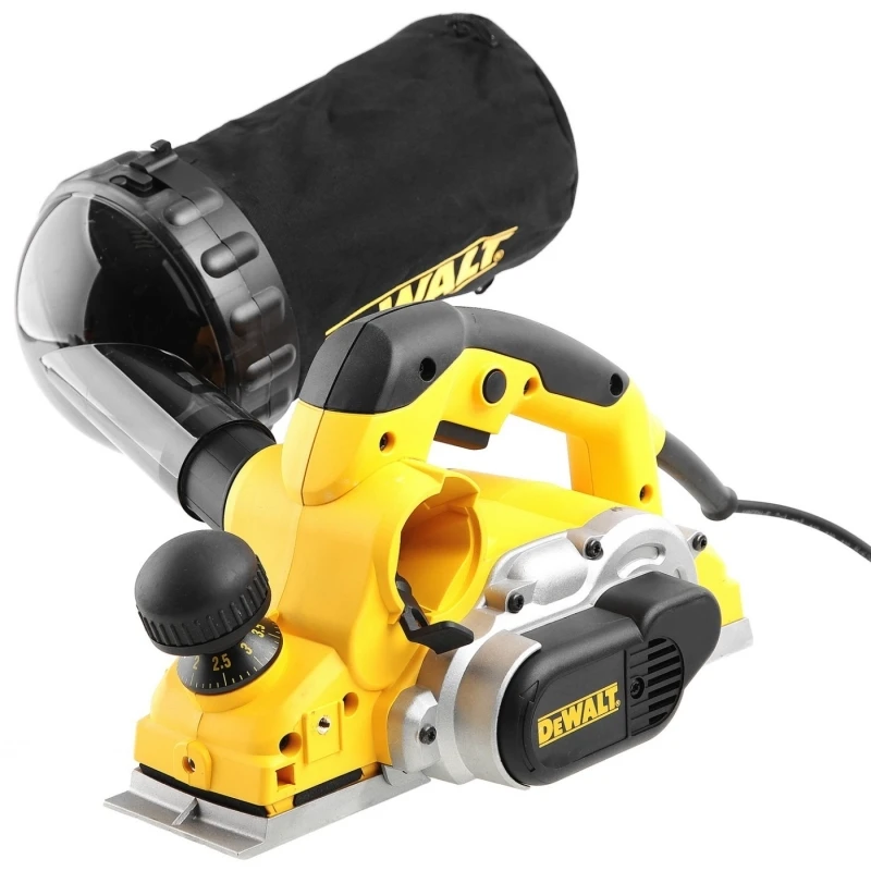 Рубанок электрический DeWalt D26500K (Мощность 1050 Вт, ширина обработки 82 мм, глубина до 4 мм, кейс)
