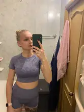 Mallas sin costuras para mujer, conjunto de Yoga, ropa deportiva para gimnasio, chándal para mujer, conjunto de entrenamiento, Top corto deportivo