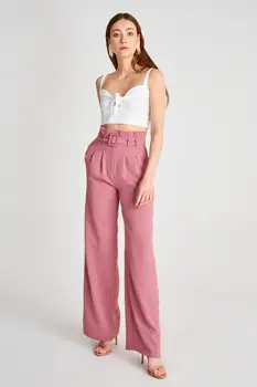 

Trendyol Belt Detail Pants TWOSS20PL0300