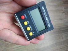 Mini transportador digital de 360 grados, inclinómetro, caja de nivel electrónico, herramientas de medición de base magnética