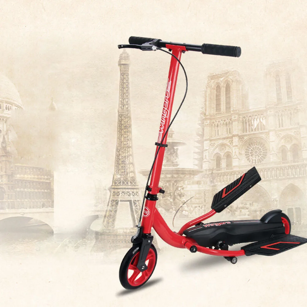Надувное резиновое колесо Kick Scooter Подростковый Педальный скутер тренировочный