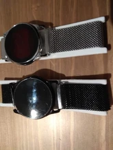 Relojes magnéticos de acero inoxidable para mujer, pulsera electrónica minimalista con correa de malla, color oro rosa, 2020