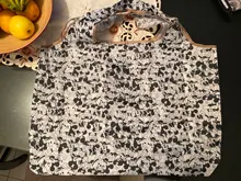 Bolso plegable de dibujos animados de Disney, bolsa de almacenamiento de gran capacidad de 50x60cm, verde, con dibujos animados, para ir de compras