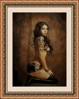 

CROSS STITCH KIT PANDATHREAD ETHNIC AND CUSTOMS 31711