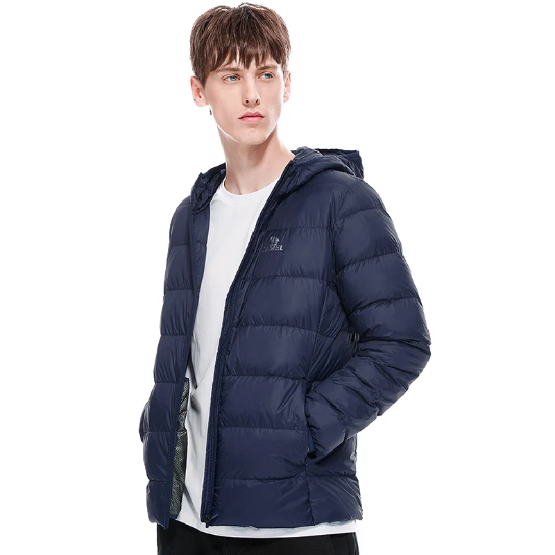 Down Jackets GOLDEN CAMEL Jacket for Women and Men Waterproof Outdoor Warm Duck Down Jacket Hooded Men's Coat Lightweight Windbreakers