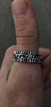 Anillos de cadena giratorios para hombre y mujer, 9 estilos, alivio del estrés, banda de boda, regalos de joyería para dedo