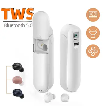 

F7 Wireless Headphones Tws Sport Bluetooth 5.0 Earphones In Ear 9D Noise Reduction HIFI IPX5 Waterproof Headset Fone de Ouvido