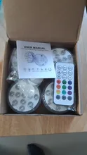 Submersible-Light Pond Underwater RGB with Magnet-And-Suction-Cup for 13-Led