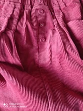 Corduroy Skirt Elastic-Waist A-Line Midi Vintage Winter Big-Size Women WONDERLAND Female