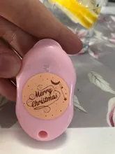 Pegatinas de Feliz Navidad de oro rosa para álbum de recortes, 1 pulgadas, 100-500 uds, etiquetas de sellado para fiesta, bricolaje, embalaje, pegatinas de papelería
