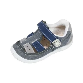 

Canvas sandals two strap interspersed and velcro, Lonettes Dobsons.com for kids