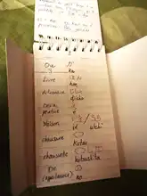 1PC Kawaii extranjeros inglés idioma cuaderno de vocabulario estudio escribiendo recitando libro planificador Escolar Papelaria de papelería