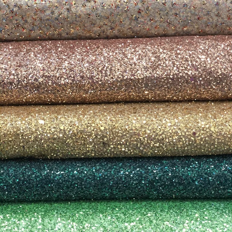 Золотой глиттер на сетке блестящая красивая ткань, цена за один метр, Блестящий Бриллиант текстиль вечернее платье сетка, блестящая лазерная вышивка блестками