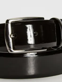 

Japanned leather Belt