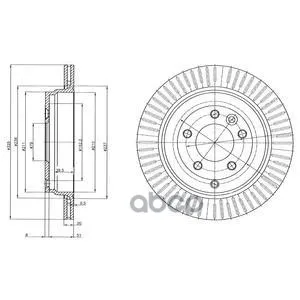 Диск Тормозной(2шт В Уп) Bg4020c Delphi арт. BG4020C