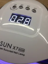 SUN X7 MAX-Lámpara LED UV de secado rápido para uñas, de alta potencia, 180W, esmalte de Gel, herramienta de secado de uñas con Sensor inteligente, nueva oferta