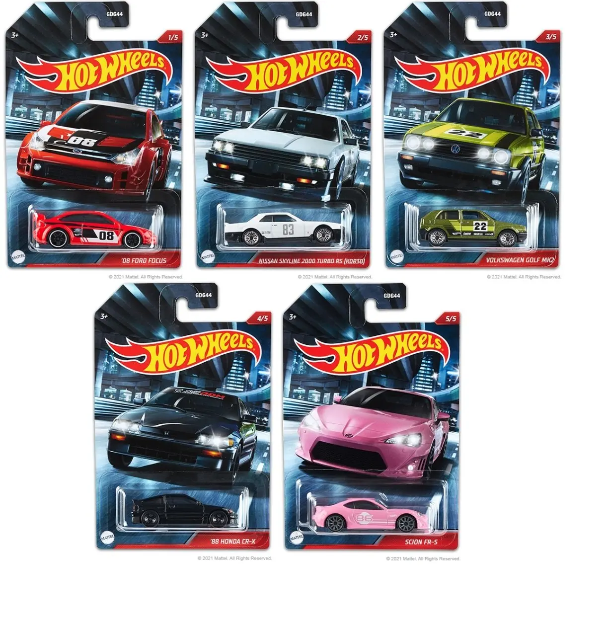 Hot Wheels серии культовых гоночных машин |