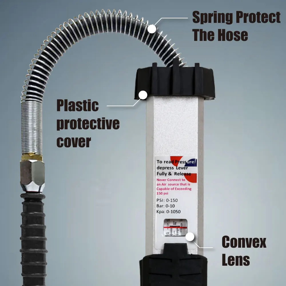 LEMATEC Pro Heavy tire inflator с манометром инструменты для надувания шин авто грузовиков