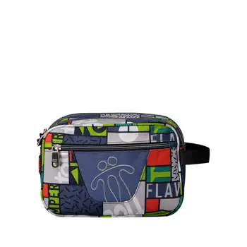 

School case two compartments print squal-Plasticine