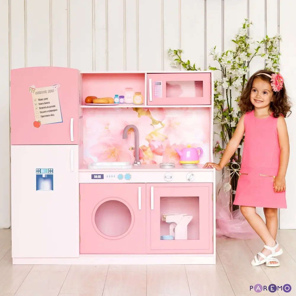 Игрушечная кухня "Фиори Роуз", игрушечная кухня, игрушки для девочек, подарки детям, развивалка