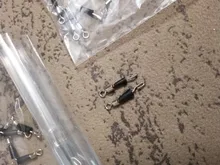 20 unids/lote de accesorios de pesca de carpa, gancho de pesca giratorio, conector rápido, anillos sólidos, línea de pesca rodante, enlace rápido