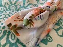 Diadema con lazo para niña, bandas elásticas para la cabeza, accesorios para bebé, turbante Floral, Haarband TXTB1