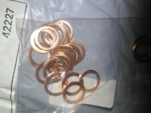 20 unidades de sello espaciador de Arandela de cobre de 10mm x 14mm x 1mm para tuberías, electrónica, productos para el hogar y aplicaciones biomédicas