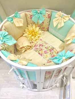 

Комплект в круглую/овальную кроватку трансформер "Эльза-2" Комплекты в круглую/овальную кроватку