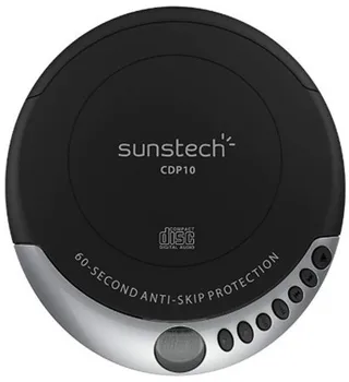

SUNSTECH PORTABLE CD CDP10BK MP3 BLACK SILVER