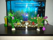 Fish-Tank-Decoration Aquarium Water-Grass Artificial Green New Plants Purple 37CM Viewing
