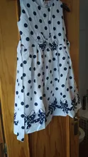 Vestido de lunares para niñas de 3 a 12 años, sin mangas, con lazo, ropa de princesa, verano, 2019