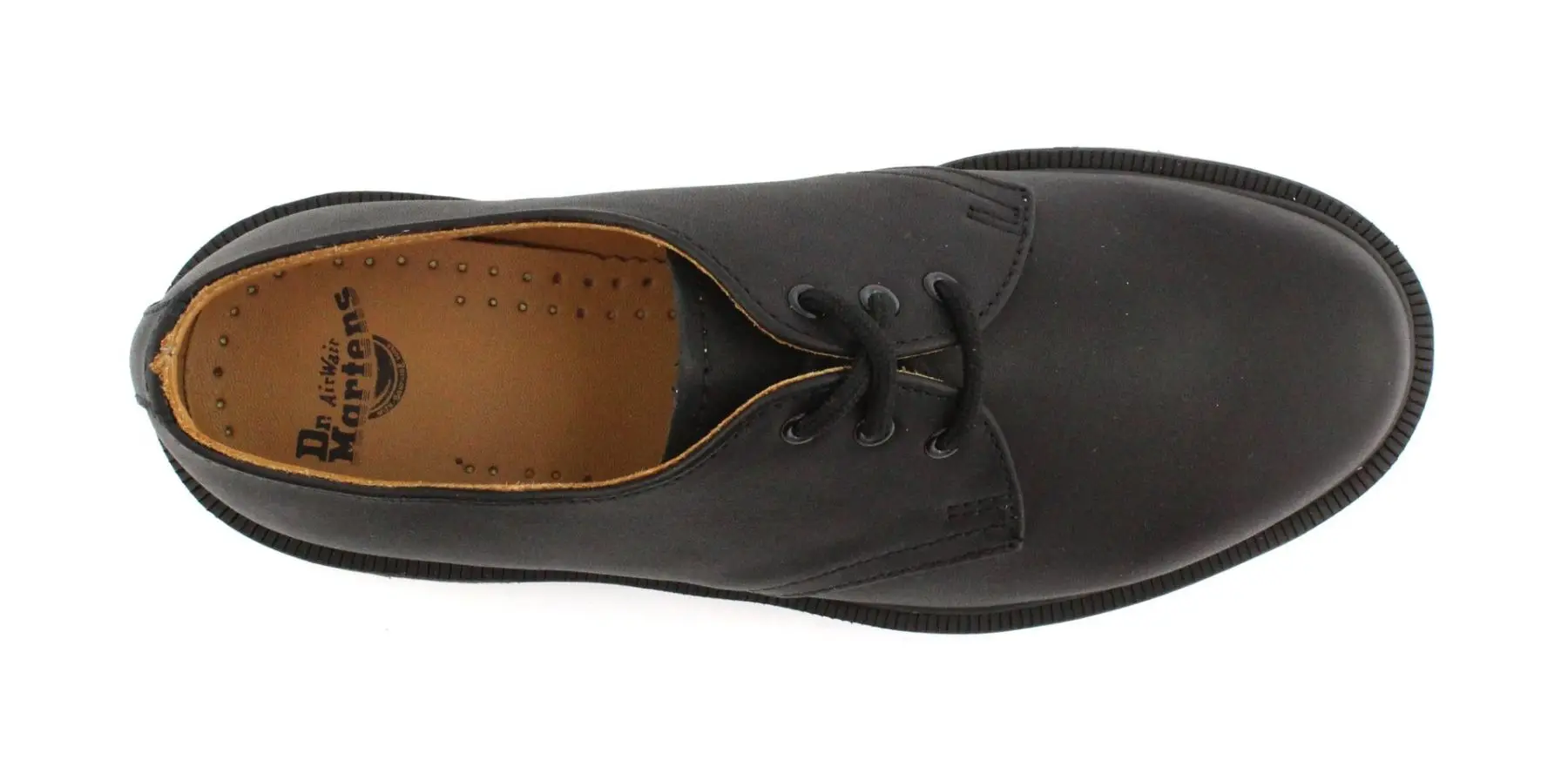 dr martens 1461 pw black greasy