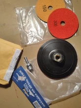 Uds 3/4 lijado disco de mojado almohadillas de pulido de diamante de granito, mármol pulidora de piedra Flexible de herramientas de mano