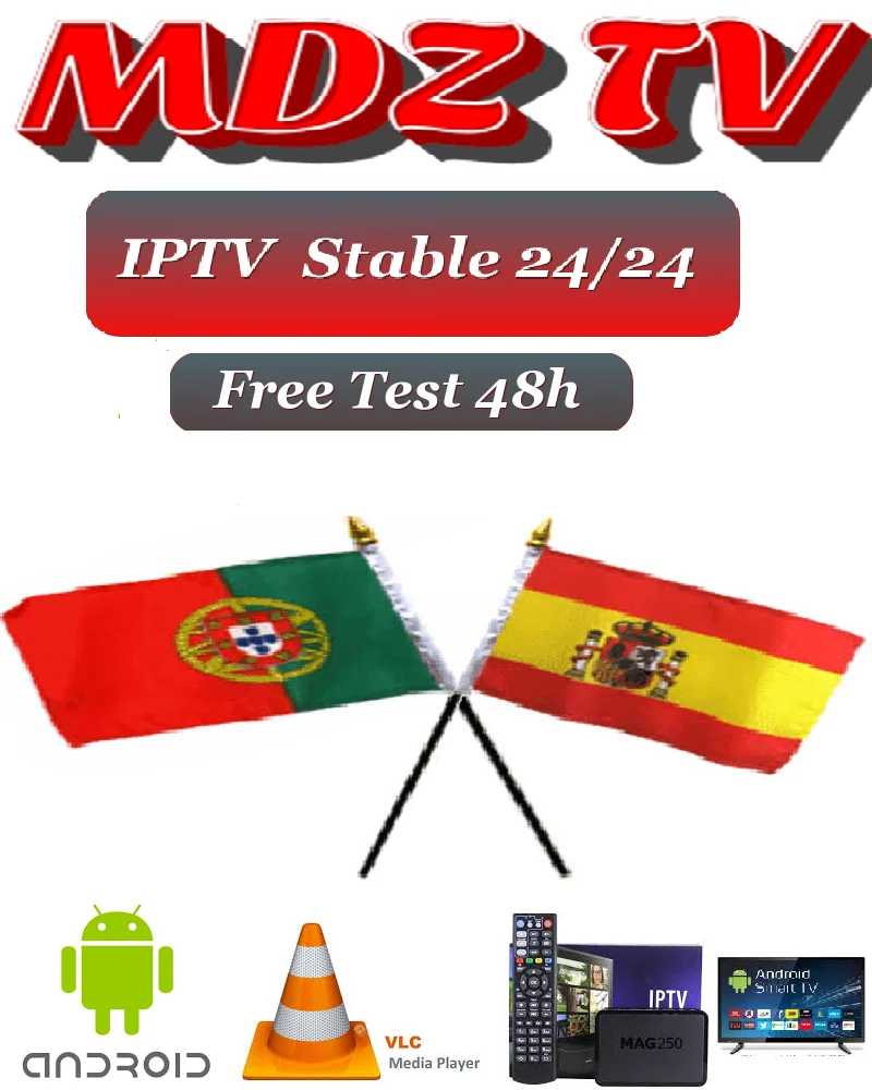 IPTV испанский и португальский все каналы+ vod 1 год-стабильный 24/24 бесплатный тест 48 ч