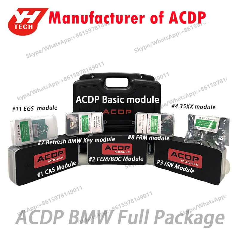 Yabhua Acdp Full Package For Bmw Key Programming Ecu Ecm Clone And Tcm Tcu Clone Code Readers Scan Tools Aliexpress