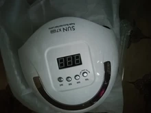 Sol X7MAX UV secador de uñas LED/180/120W esmalte de Gel lámpara de curado con Sensor de moviminento LCD Pantalla de secado rápido de Gel UV herramienta para manicura