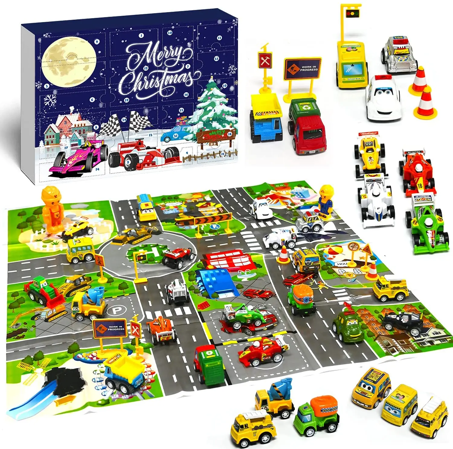 Cars Advent Calendar Kids Boys Christmas | Advent Calendar Construction -  Advent - Aliexpress