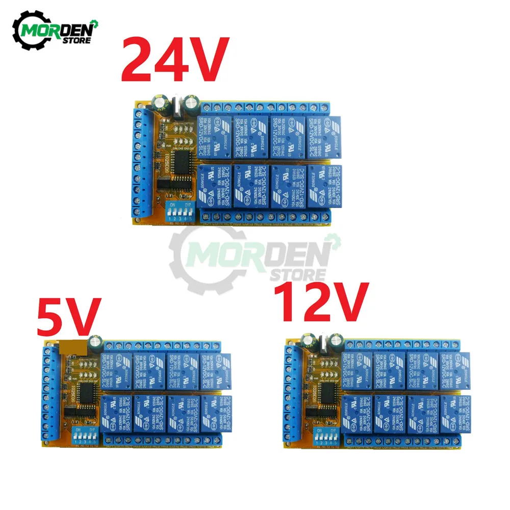 Módulo de Relé de Atraso Canais Dip Intertravamento Bistável Módulo de Relé de Atraso 5v dc 24v Fonte de Alimentação