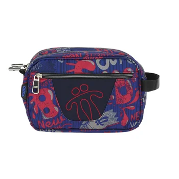 

School case two compartments print backside-Plasticine