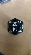 Bescon Jumbo-cubo brillante D20 de 38MM, gran tamaño, dados de 20 lados de 1,5 pulgadas, 20 caras grandes en varios colores sólidos, brillantes