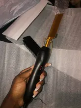 Straightening Brush Curler Comb Curling Iron-Hair Corrugation Smooth Hot-Heating Multifunctional