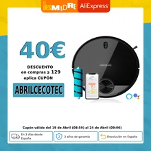 Cecotec Robot Aspirador Conga. Elige Tu Modelo. Navegación Láser, Friegasuelos, App Control, Alexa, Google assistant, ideal para mascotas. Cepillo Jalisco, hasta 10000 Pa de Potencia. Potente Robots aspiradores