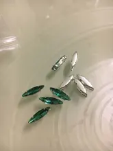 Claw-Button Garment-Accessories Beads Glass-Stone Navette Jewels Crystal Rhinestone Flatback