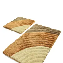 Коврики для ванной, Нескользящие, противоскользящие, карамельные, 2 дюйма, набор, 60X100 см-50X60 см