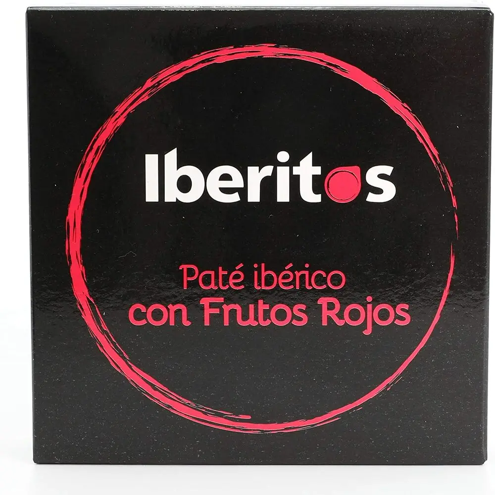 IBERITOS-folding carton 140 G PATE with fruits RED afbeelding