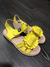 Sandalias de playa para niñas, zapatos florales suaves de princesa, todos los tamaños, 21 a 36, antideslizantes